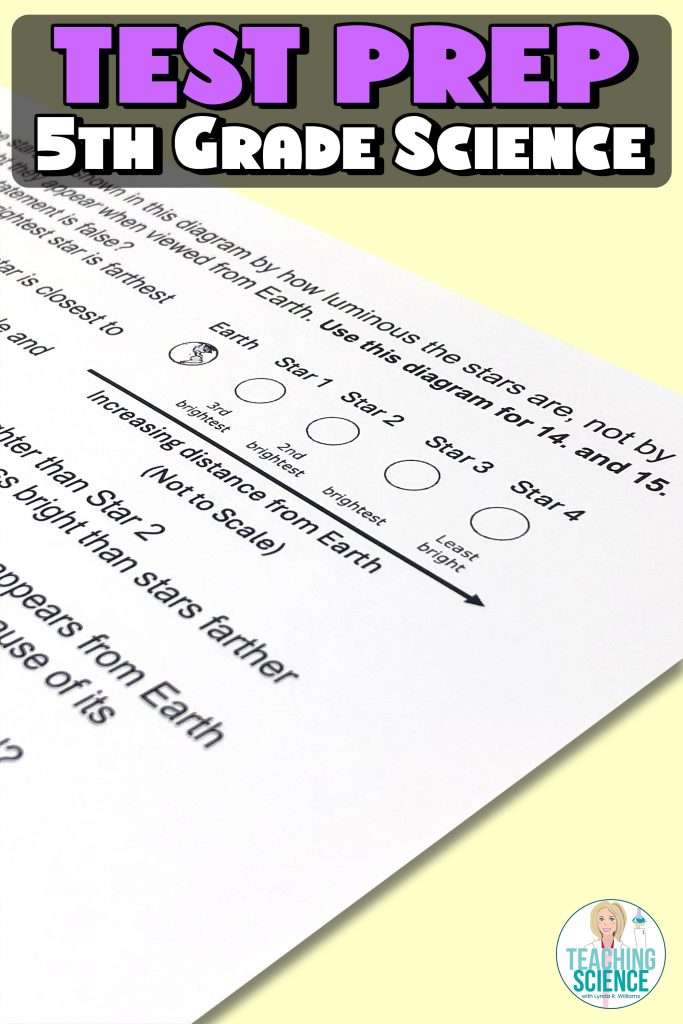 5th grade science test prep