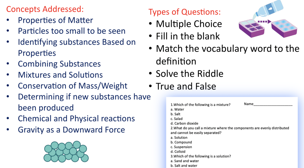 5th grade Science Warm Ups & Science Bell Ringers for 5th Grade Physical Science