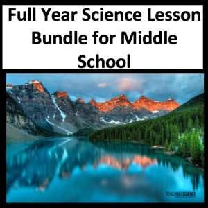 Middle School Science Curriculum NGSS Aligned Full Year Science Lesson Bundle