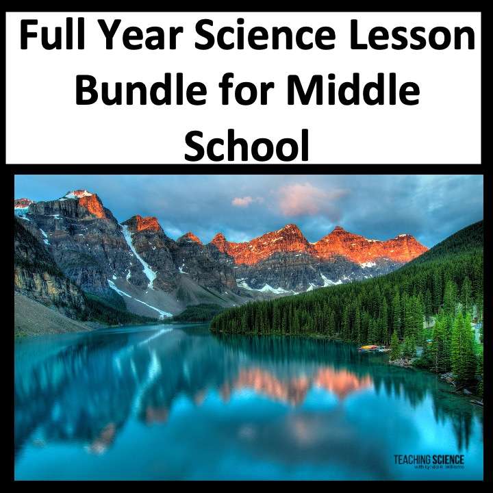 Middle School Science Curriculum NGSS Aligned Full Year Science Lesson Bundle