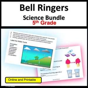 Science Bell Ringers 5th Grade & Science Warm Ups 5th Grade Science Worksheets