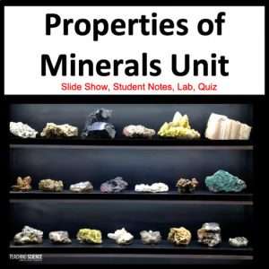 Properties of Minerals Identification Rocks and Minerals Earth Science Lesson