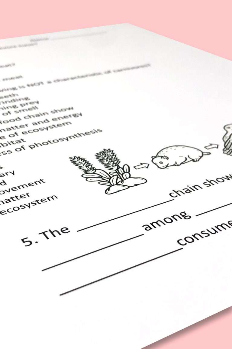 5th Grade Science Bell Ringers for Life Science