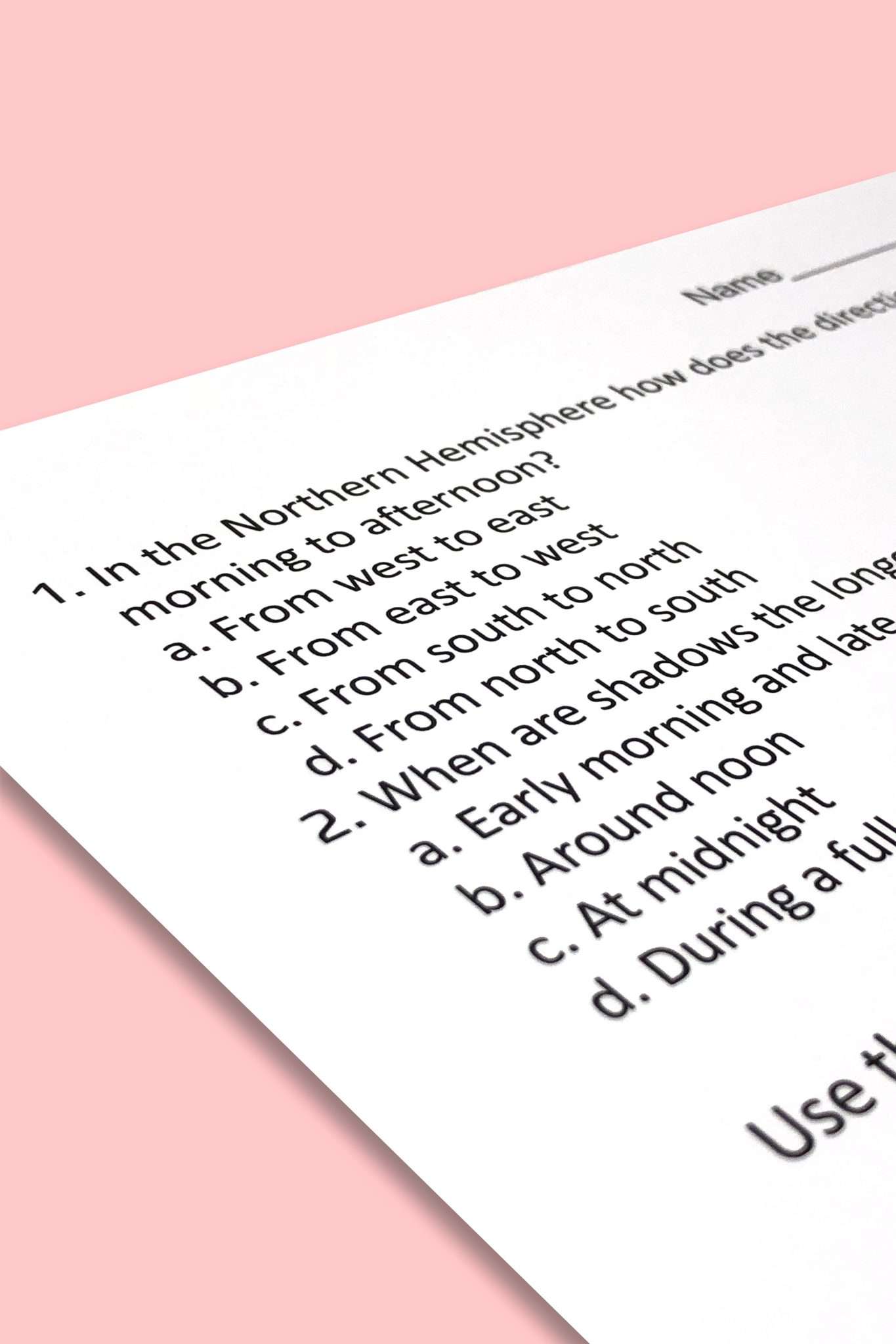 5th Grade Science Bell Ringers