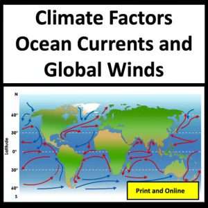 Climate factors Ocean Currents and Global Winds The coriolis effect