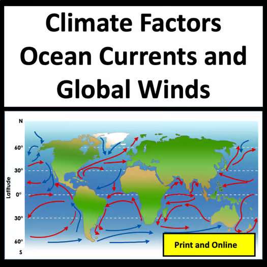 Climate factors Ocean Currents and Global Winds The coriolis effect