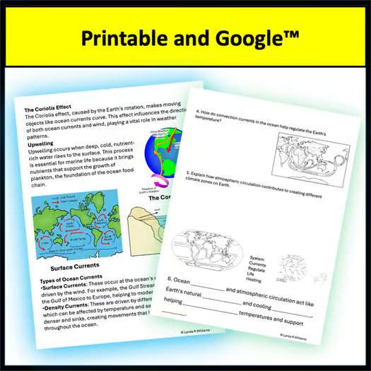 Climate factors Ocean Currents and Global Winds