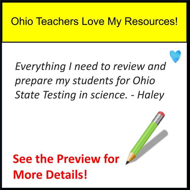 ohio 8th grade science quizzes
