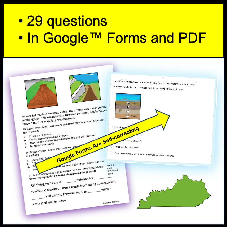 KSA 4th Grade Practice Test and Test Taking Practice for Kentucky Science 4th - Image 2