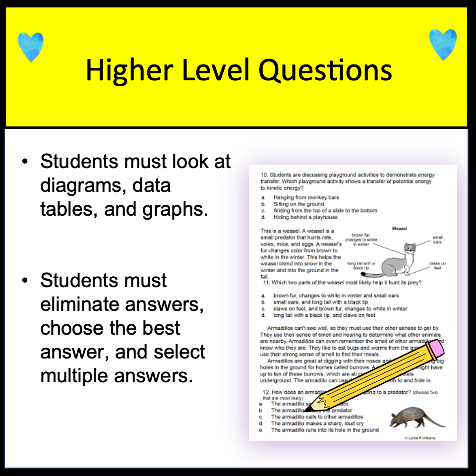 KSA 4th Grade Practice Test and Test Taking Practice for Kentucky Science 4th - Image 3
