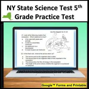 New York State Science Test Practice & 5th Grade Science Test Prep 5th Grade NY