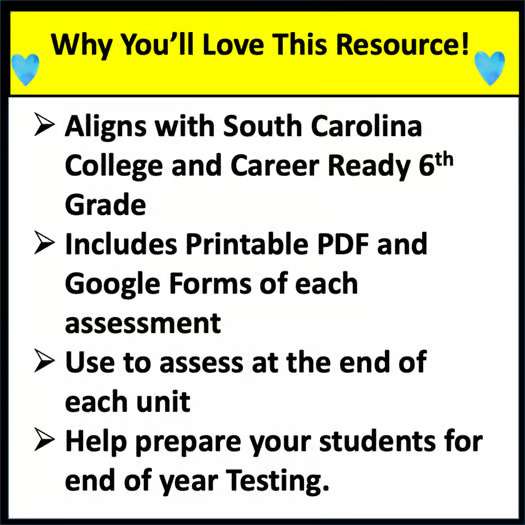 6th Grade Science Assessments SC Ready Test Prep South Carolina Science - Image 3