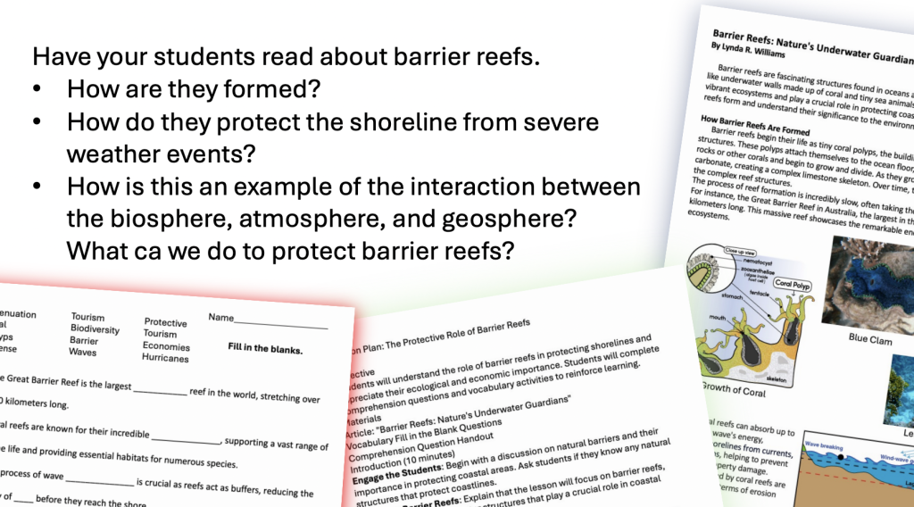 barrier reefs