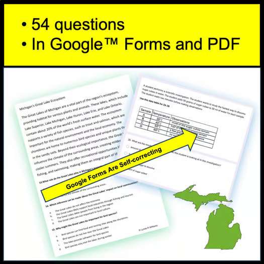 M-STEP Practice for 8th Grade Science Test Prep & Michigan Science Test M-STEP - Image 2