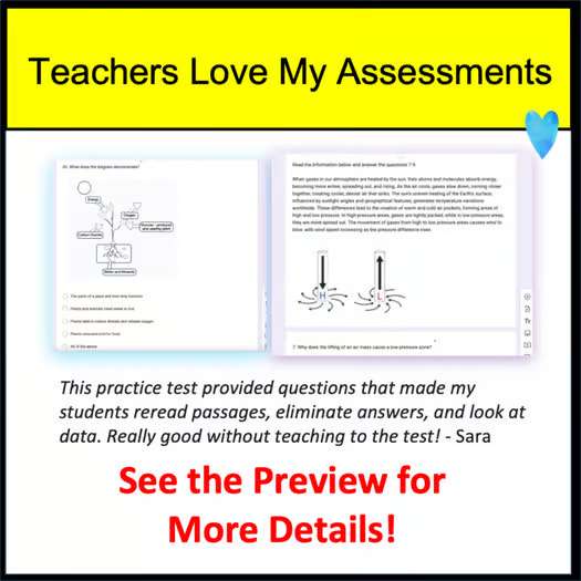 M-STEP Practice for 8th Grade Science Test Prep & Michigan Science Test M-STEP - Image 3