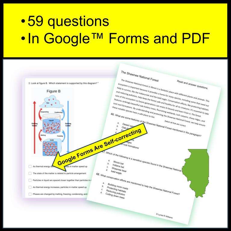 ISA 8th Grade Science Test Prep Illinois Science Practice Test - Image 2