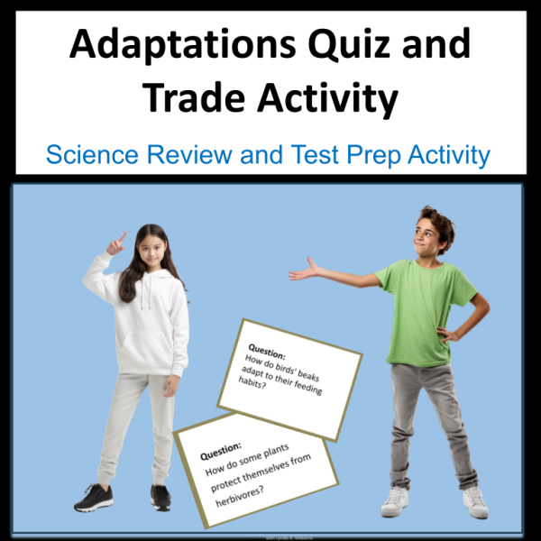 Adaptations Quiz and Trade Activity