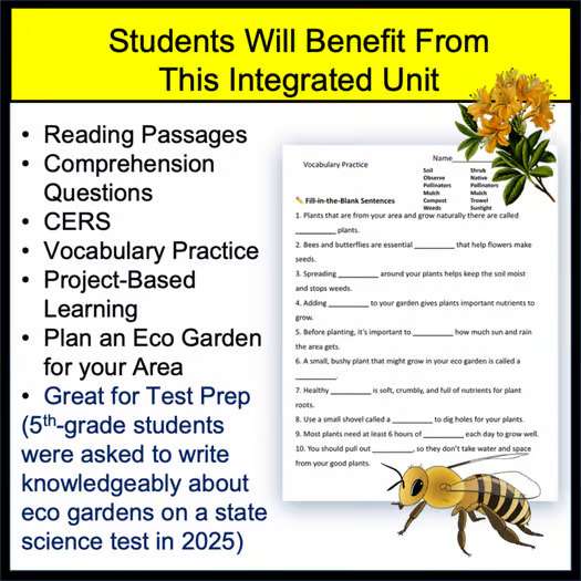 Ecosystem Project Pollinator Garden Environmental Science Ecology Project Eco Garden - Image 3